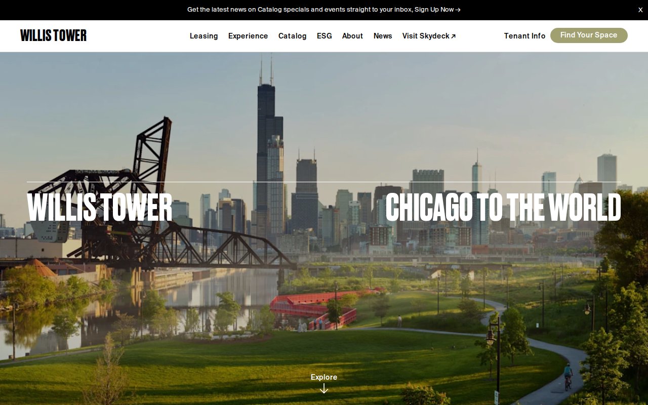 Willis Tower homepage